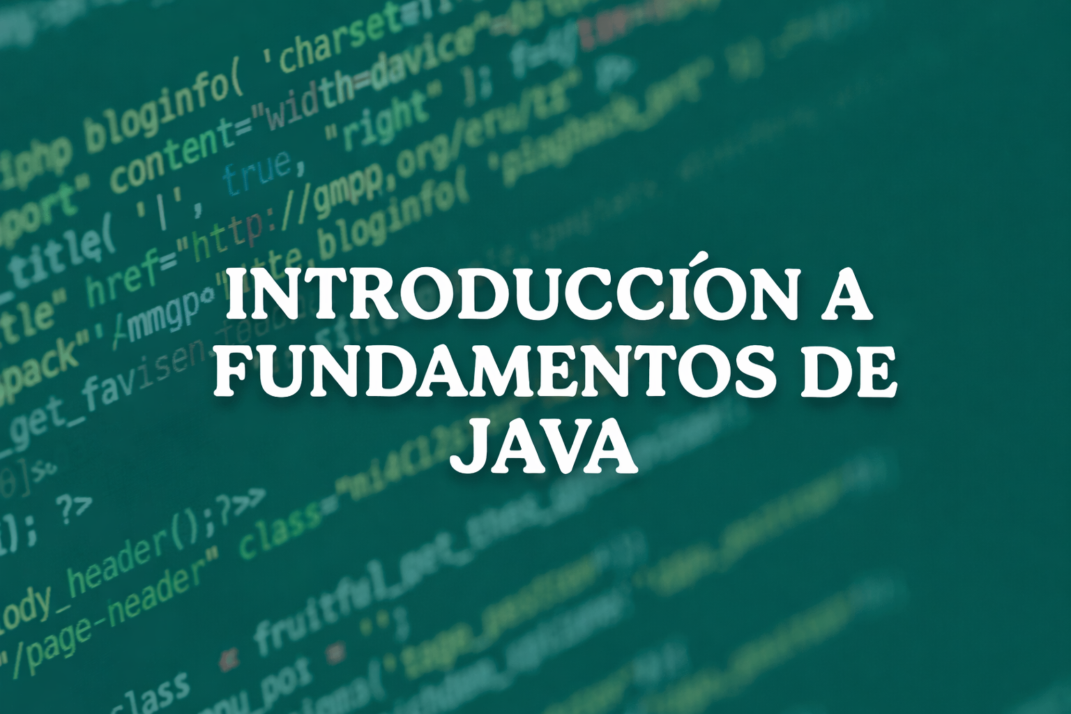 Introducción a Fundamentos de Java PFJAVA002-CPF